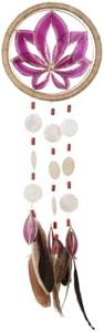 Large Capiz Dream Catcher Windchime -Lotus