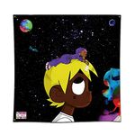 Eksent 4x4FT Rapper Uzi Tapestry hip hop Singer Tapestry Starry Meteor Cartoon Pop Art Mural Blanket Wall Hanging Art Music Album Poster Tapestry Flag