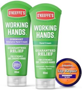 O'Keeffe's Working Hands Overnight 80ml, Working Hands 85g & Lip Repair 7g (Triple Pack)