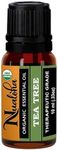 Nualoha Organic Tree Essential Oil - Australian 100% Pure and Natural Aromatherapy Oil for Face, Hair, Acne, Scalp, Foot, Skin, Nails, Home Diffuser - 10 ML