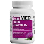 femMED Liver Cleanse Detox & Repair Formula - Herbal Liver Support Supplement with Milk Thistle Extract with Silymarin, Dandelion Root, Yarrow, Burdock Root & Artichoke Extract for Liver 120 Capsules