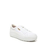 Dr. Scholl's Shoes Women's Time Off Sneaker, White Smooth, 7.5