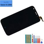 New Replacement LCD Compatible with ZTE Grand X3 Z959 Warp 7 ZTE9519 N9519 5.5" Touch Screen Display Digitizer Full Assembly Parts + Adhesive + Tools