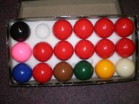 17 Ball Snooker Set-2 inch balls , incl 10 reds