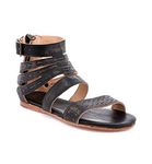 BED STU Women's Artemis Flat Sandal Black Size: 9 UK