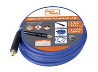 SuperHandy Air Hose Hybrid Polymer 9.2mm(3/8") x 15m(50'ft) with 3/8" BSPT Fitting