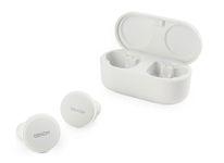 Denon PerL Pro True Wireless Earbuds - Adaptive Active Noise Cancelling, Personalized Sound with Masimo Adaptive Acoustic Technology, Spatial Audio, 32Hr-Battery Life, Wireless Charging, White