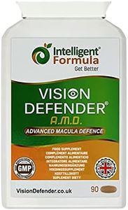 Supplemento AREDS2 VISION DEFENDER AMD: Luteina, Zeaxantina, Zinco, Vitamina E - AREDS 2 Vitamine, Minerali, Nutrizionali Salute Integratore per gli Occhi. 3 mesi di fornitura 90 compresse