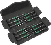 Wera 73675 Kraftform Micro Precision Screwdriver Set, 12 Pieces