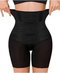 Gotoly Shapewear Tummy Control High Waist Butt Lifting Shapewear Seamless Body Shaper Thigh Slimmer(Black,XXX-Large)