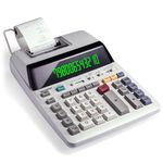 Sharp EL-1801V Portable 12-Digit 2-Color Compact Printing Calculator