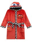 Disney Cars Boys Dressing Gown | Hooded Boys Bathrobe | Boys’ Sleepwear & Robes | Lightning McQueen Clothes Red 3-4 Years