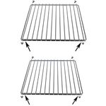 First4spares Extendable Oven Cooker Shelf Rack (360mm-600mm), Pack of 2