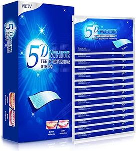 EarthlyProducts 5D White Teeth Whitening Strips 14pc, Advanced Whitening Strips by White Smiles