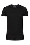 Mountain Warehouse Summit II Mens Baselayer T-Shirt Black X-Large