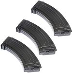 Airsoft Gear Parts Accessories 3pcs Pack CYMA 150rd Mid-Cap Magazine for AK-Series AEG Black