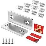 10 Pack Cabinet Magnetic Catch Ultra Thin Magnetic Door Catch Adhesive Drawer Magnet Catch for Kitchen Door Closet Drawer Magnetic Cabinet Latch