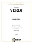 Nabucco: Italian Language Edition, Vocal Score