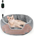 Lonepetu Heated Cat Bed Indoor, 18.