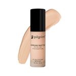 Pilgrim Medium Classic Nude Serum Liquid Foundation, Matte & Poreless,30 ml | Foundation for face make up infused |Water-Resistant,All Day Coverage|All Skin Types