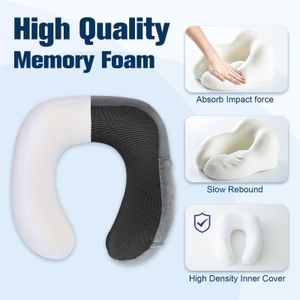 Cirorld Memory Foam Travel Pillow – Ergonomic Neck Support