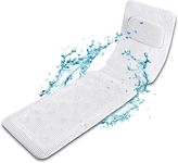 Bathtub Mat, Full Body Spa PVC Sponge Bath Mattress Cushion Pillow Soft Quilted Bathtub Mat