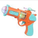 Novarisa Ultimate 3D Musical Toy Gun for Kids with Laser Lights Vibrations & More Multicolored Marvel for Ages 4+