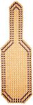 Frilioth 323212 Car Seat Pad with Wooden Beads, Light Brown