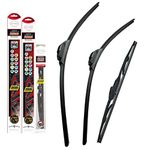 HEYNER Germany Fits Toyota Prius Windscreen Wiper Blades 2003-2016 Size 26"16" Rear Blade 16” HSF2616H16HRC