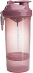 Smartshake Original 2GO One Bottle Shaker Cup with 800 ml Capacity, Deep Rose