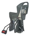 8631400029 - Rear Bicycle Child Seat Koolah For Small Frame/29er – Adjustable Safety Features, Comfort-Focused Design, and Easy Installation for Kids Up to 22 kg, Charcoal Grey/Cream