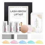 Lash Lift Kit 2024 New Upgraded, Professional Brow Lamination Kit Sturdy Result, Small Disposable Packages Eyelash Lift Kit with Harmless Ingredients, DIY at Home with Eyelash Perm Kit by DONG RHYME