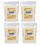 Meishi Panko Bread Crumbs Grade A | Bigger slivers | Absorbs Less Oil | 1kg | Pack of 4