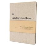 Daily Christian Planner & Goal Setter (Cotton Hardback) - Faith Planner & Daily Devotional, Goal Setting, Prayer Journal, Bible Journal, Christian Gifts For Men & Women