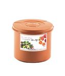 E-Jen Premium Kimchi, Sauerkraut Container Probiotic Fermentation with Inner Vacuum Lid Round (2.1 gal/ 8L)
