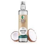 Go-Keto MCT Oil C8 500ml - Premium MCT Oil C8 Made from Coconut Oil, Palm Oil Free, Perfect for a Keto Diet, Keto Coffee Creamer, for Bulletproof Coffee or Keto Shake, Vegan, Low-carb