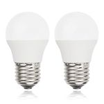 REMINDA A15 Appliance Light Bulb, 5W 40W Equivalent Led Refrigerator Bulb, 120V E26 Medium Base, Waterproof, 500LM, Daylight 5000K, 2 Pack