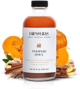 HipStirs Pumpkin Spice Syrup - Our Pumpkin Spice Mix uses Real Ingredients like Pumpkin Puree to Make it a Perfect Pumpkin Spice Latte Mix - Real Pumpkin Puree Infused Syrup (Pumpkin Spice, 8 Fl Oz)