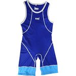 USI UNIVERSAL Wrestling Singlet COMFERTO (419WM) (XXL, Blue)