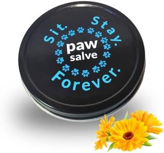 Organic Paw Salve For Dogs & Cats, 2 oz. tin, All Season Paw Protection, Healing, Moisturizing and Repairing Paw Health, For Cracked, Dried, Injured Feet and Noses.
