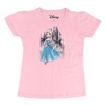 Frozen by Wear Your Mind Girls Tshirt (DFZGCT006.6_Pink_9-10Y)