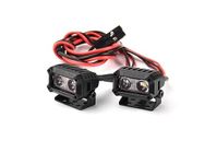 Palumma RC Crawler Lights LED Headlight, RC Vehicle Lighting Headlights LED Light for 1/8 1/10 1/18 RC Simulation Model Car Square Spotlight Accessory(18MM)