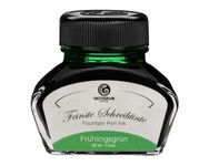 Octopus Fluids Fountain pen ink in ink glass,Writing ink for fountain pen, Fountain pen ink in Spring Green 30ml, inkpot, Calligraphy Ink