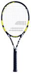 Babolat Evoke 105 Strung Tennis Racquet, Black/Yellow (4 1/2" Grip)