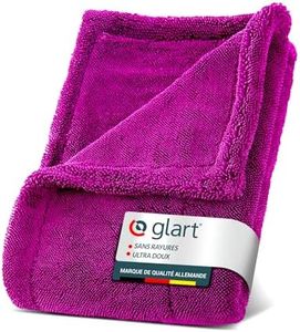 Glart 44TW8P Twist Serviette de Séchage Auto XXL - Serviette de séchage Premium pour Voiture, Ultra absorbante - 80x55cm