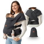 besrey Baby Carrier, Baby Wrap Carrier, Baby Infant Carrier with Head Support, Wraps Carrier Soft, Easy Infant Holder Dad, Happy Kangaroo Carrier, Front Forward Facing Chest Carrier, Ergonomic Body Strap Carrier Cloth