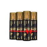 Layer'r Men Shot Gold Iconic Aromatic Scent Body Spray 50Ml - Pack Of 4, Spray,