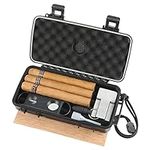 Travel Humidor Box With Cigar Acces