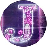 ADVPRO Letter J Initial Monogram Fa