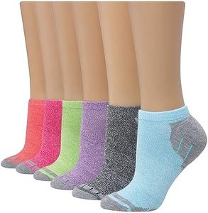 Hanes Women's 6-Pair Comfort Fit No Show Socks, Assorted Colors, 8-12